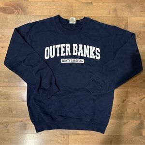 Gildan Navy Blue Outerbanks Crewneck